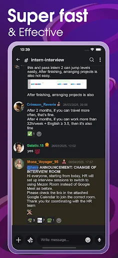 I-download ang Mezon App Pinakabagong Bersyon – Mabilis na Messaging - Screenshot 1