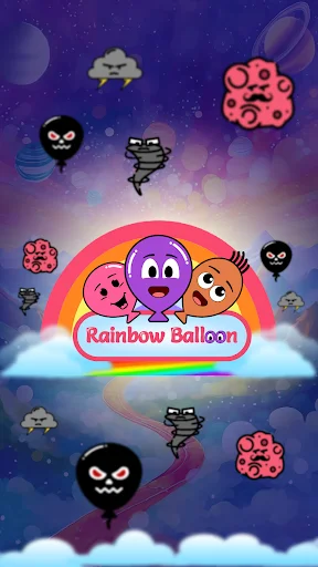 I-download ang Rainbow Balloon Game – Masayang Adventure Laro - Screenshot 1