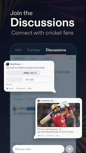 I-download ang CREX – Live Cricket Scores & Updates sa Android - Screenshot 4