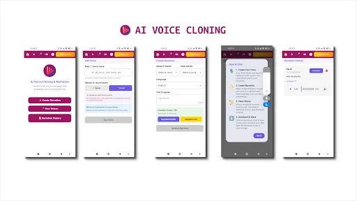 I-download ang AI Voice Cloning – Gumawa ng Natural na Boses - Screenshot 7