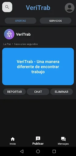 I-download ang VeriTrab: Conecta y trabaja – Humanap ng Trabaho Ngayon - Screenshot 1