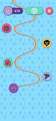 I-download ang Rainbow Balloon Game – Masayang Adventure Laro - Screenshot 7