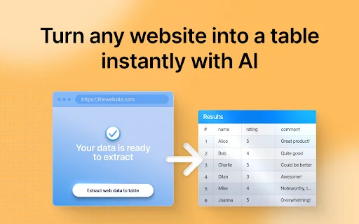 Data Scraper – AI Data Miner: Kunin ang Data nang Walang Code - Screenshot 1