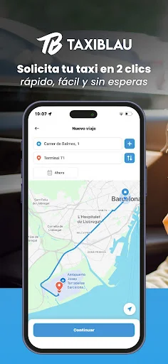I-download ang TaxiBlau Para sa Mabilis na Taxi sa Barcelona - Screenshot 1