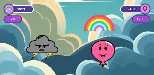 I-download ang Rainbow Balloon Game – Masayang Adventure Laro - Screenshot 15