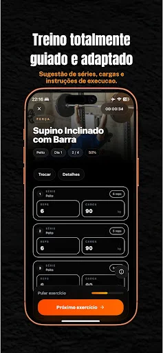 I-download ang Youlift: Força e Hipertrofia – Training Plan na Libre - Screenshot 3