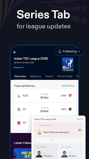 I-download ang CREX – Live Cricket Scores & Updates sa Android - Screenshot 7