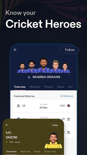 I-download ang CREX – Live Cricket Scores & Updates sa Android - Screenshot 8