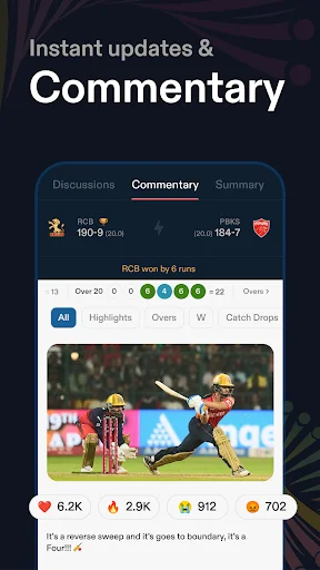 I-download ang CREX – Live Cricket Scores & Updates sa Android - Screenshot 3