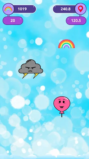 I-download ang Rainbow Balloon Game – Masayang Adventure Laro - Screenshot 4