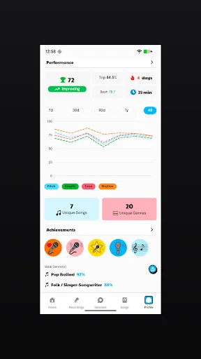 Download Singing Coach AI – Pagbutihin ang Iyong Boses Ngayon - Screenshot 19