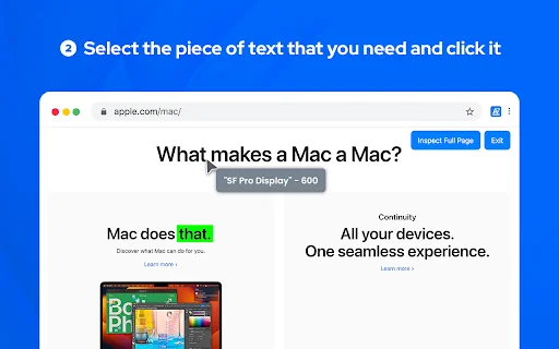 What Font – font finder: Tukuyin ang Font sa Web nang Madali - Screenshot 2