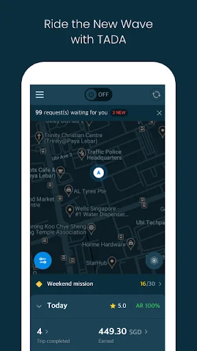 I-download ang TADA Driver App – Zero Commission Para sa mga Driver - Screenshot 1