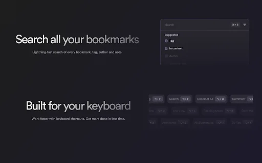 I-download ang Dewey: Pinakamahusay na Bookmark Organizer Tool - Screenshot 5