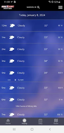 I-download ang WMTV15 First Alert Weather – Tumpak na Live Radar - Screenshot 2