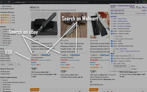 I-download ang GRABLEY: Pinakamahusay na Tool para sa Amazon at eBay - Screenshot 4