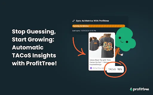 ProfitTree: Etsy Seller Assistant – I-download ang Chrome Extension - Screenshot 3